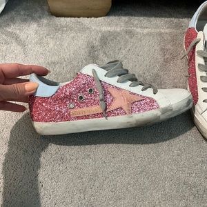 Golden Goose Superstar Size40 Pink, gently used ONCE